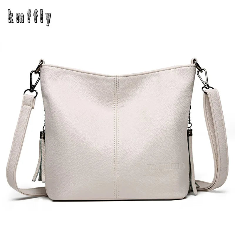 Women’s Leather Crossbody Shoulder Bag – Luxury Tote Handbag