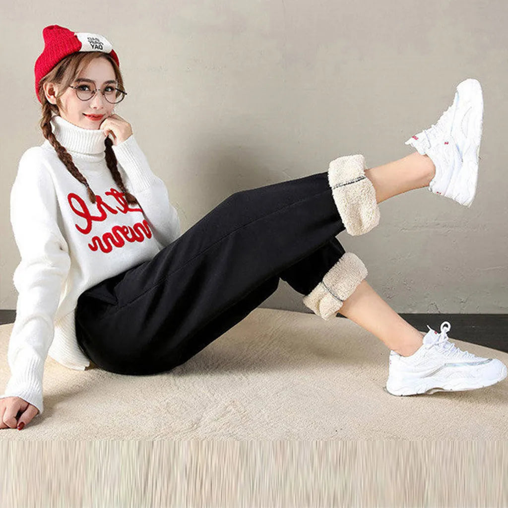 Women’s Winter Fleece Leggings – Thick, Warm, Plus Size Casual Pants