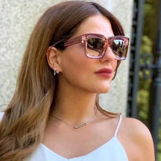 Fashion Vintage Square Sunglasses – UV400, Oversized, Unisex, Designer-Inspired