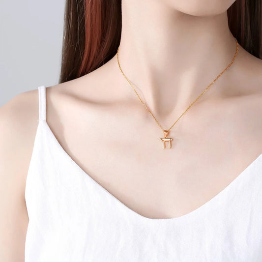 Minimalist Hebrew Chai Necklace – Jewish Life Symbol Pendant for Women & Men.