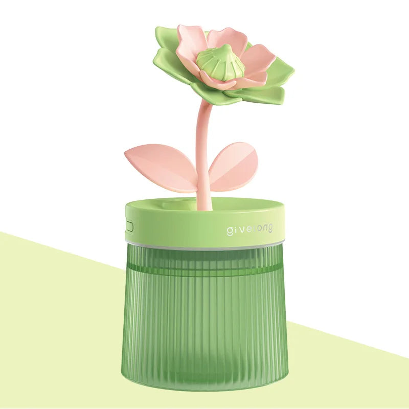 2024 USB Portable Humidifier – Ultrasonic Cool Mist Aroma Diffuser, Colorful Cup Design with LED Light & Air Purifier Function