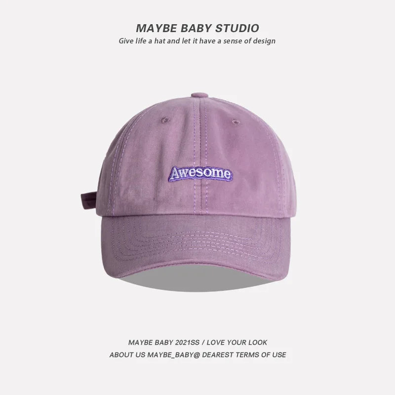 Spring/Autumn Baseball Cap/Hat– Unisex Hip Hop Snapback with Letter Embroidery