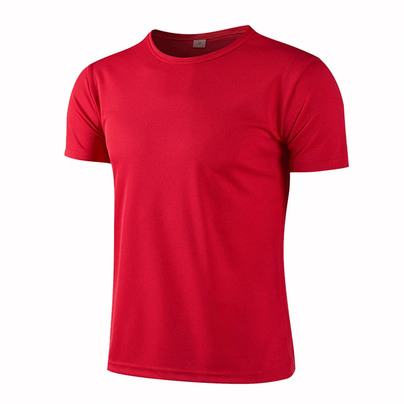 Men's Quick-Dry Sports T-Shirt — Breathable Gym & Running Tee