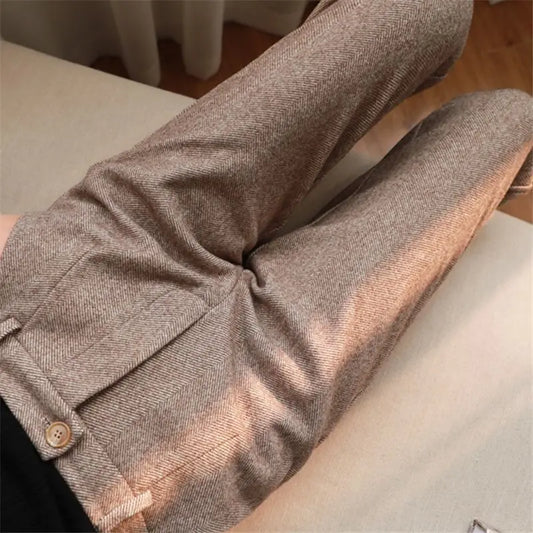 Women’s High Waist Harem Pants – Casual Office Trousers