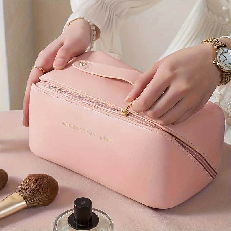 Makeup Organizer Toiletry Kit Bag — Luxury Cosmetic Storage Pouch & Travel Organizer Case for Women