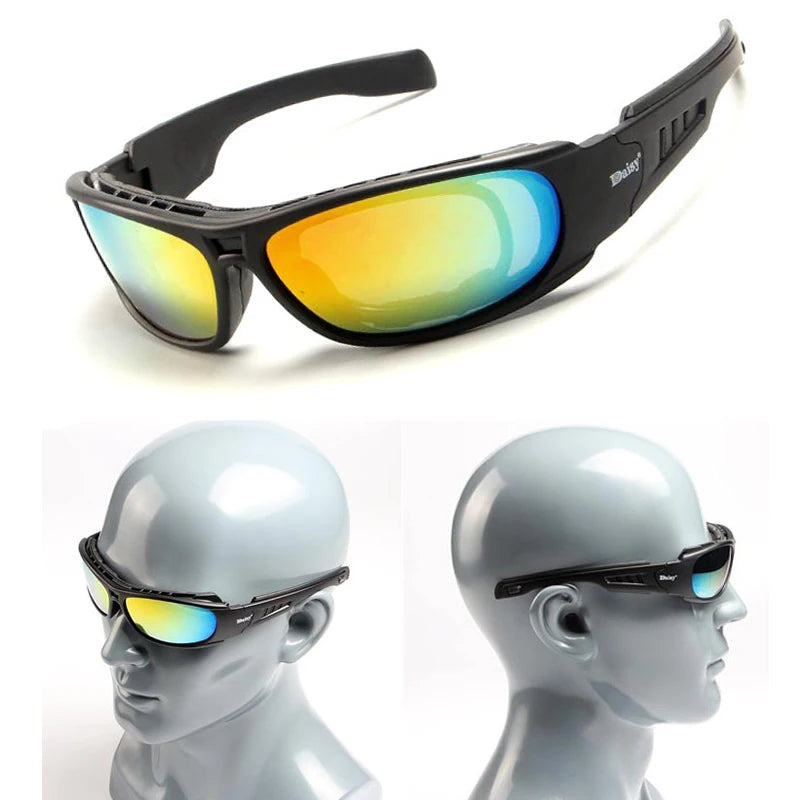C6 Tactical Polarized Glasses – Windproof Outdoor Goggles