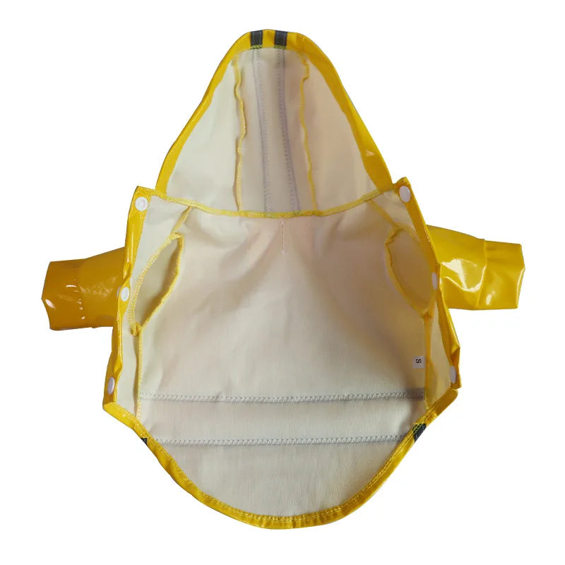 Waterproof Reflective Dog Raincoat – Poncho for Small & Medium Dogs