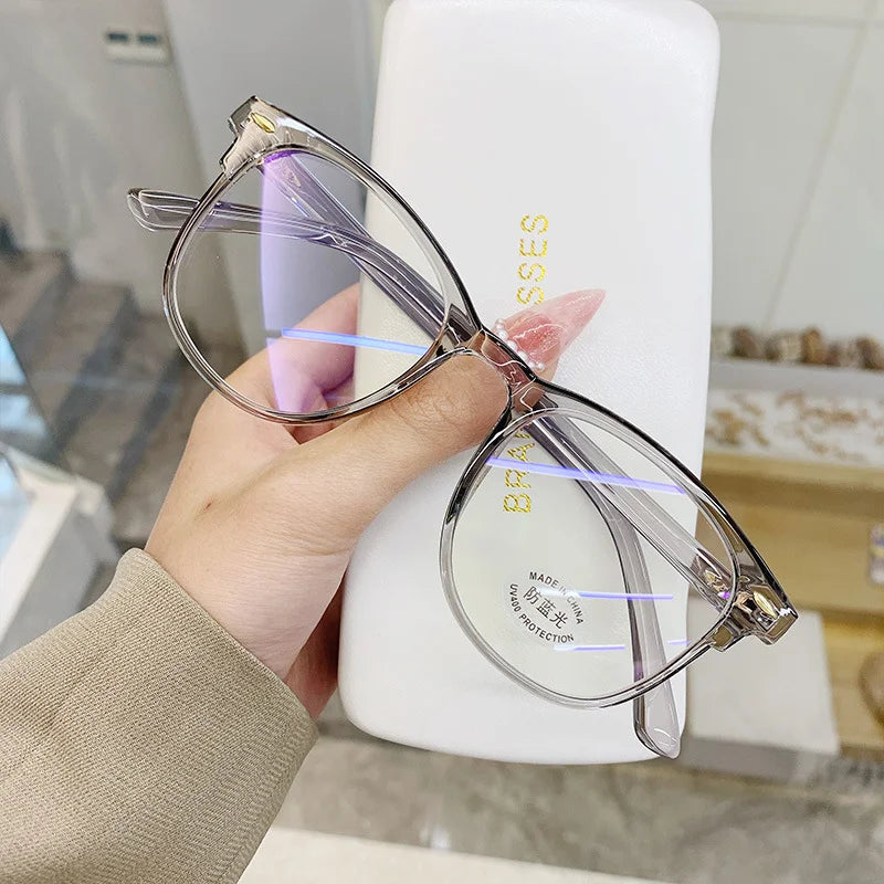 Transparent Myopia Glasses -1.0 to -6.0 | Unisex Prescription Eyewear