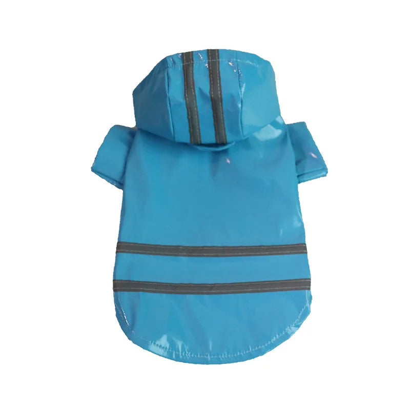 Waterproof Reflective Dog Raincoat – Poncho for Small & Medium Dogs