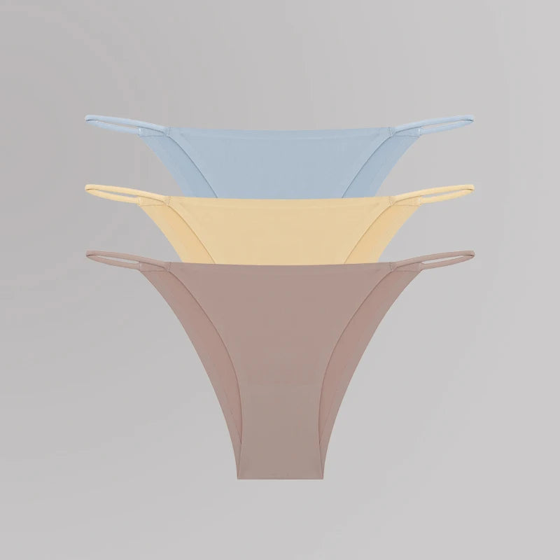 Women's Seamless T-Back Panties – Breathable, Low-Waist, Sexy & Comfy Lingerie
