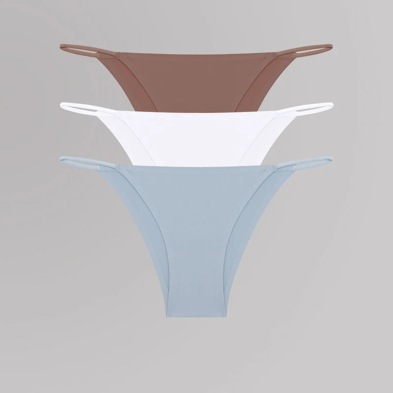 Women's Seamless T-Back Panties – Breathable, Low-Waist, Sexy & Comfy Lingerie