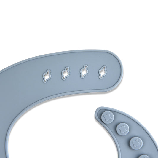 High Quality Food Grade Soft Waterproof Silicone Baby Bib With Food Catcher