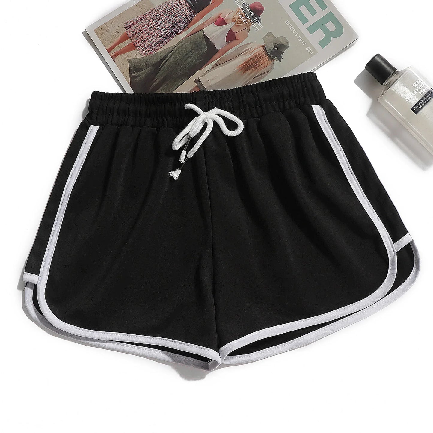 Women's Summer Yoga Shorts – Mid-Waist, Loose, Breathable, Wide-Leg Gym Pants
