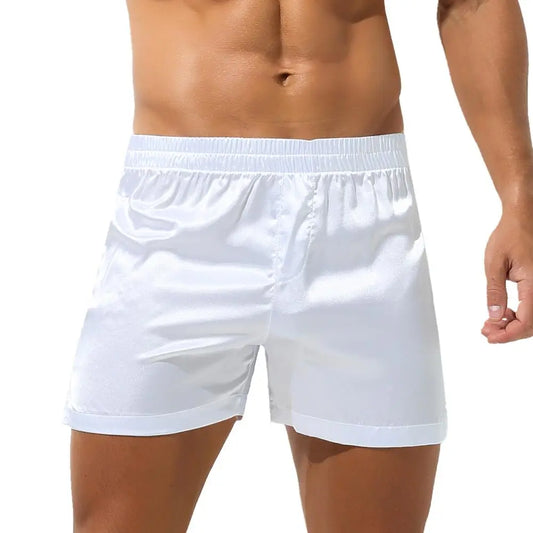 Men’s Sleep Shorts – Silky Soft, Loose Boxers & Lounge Underwear for Home