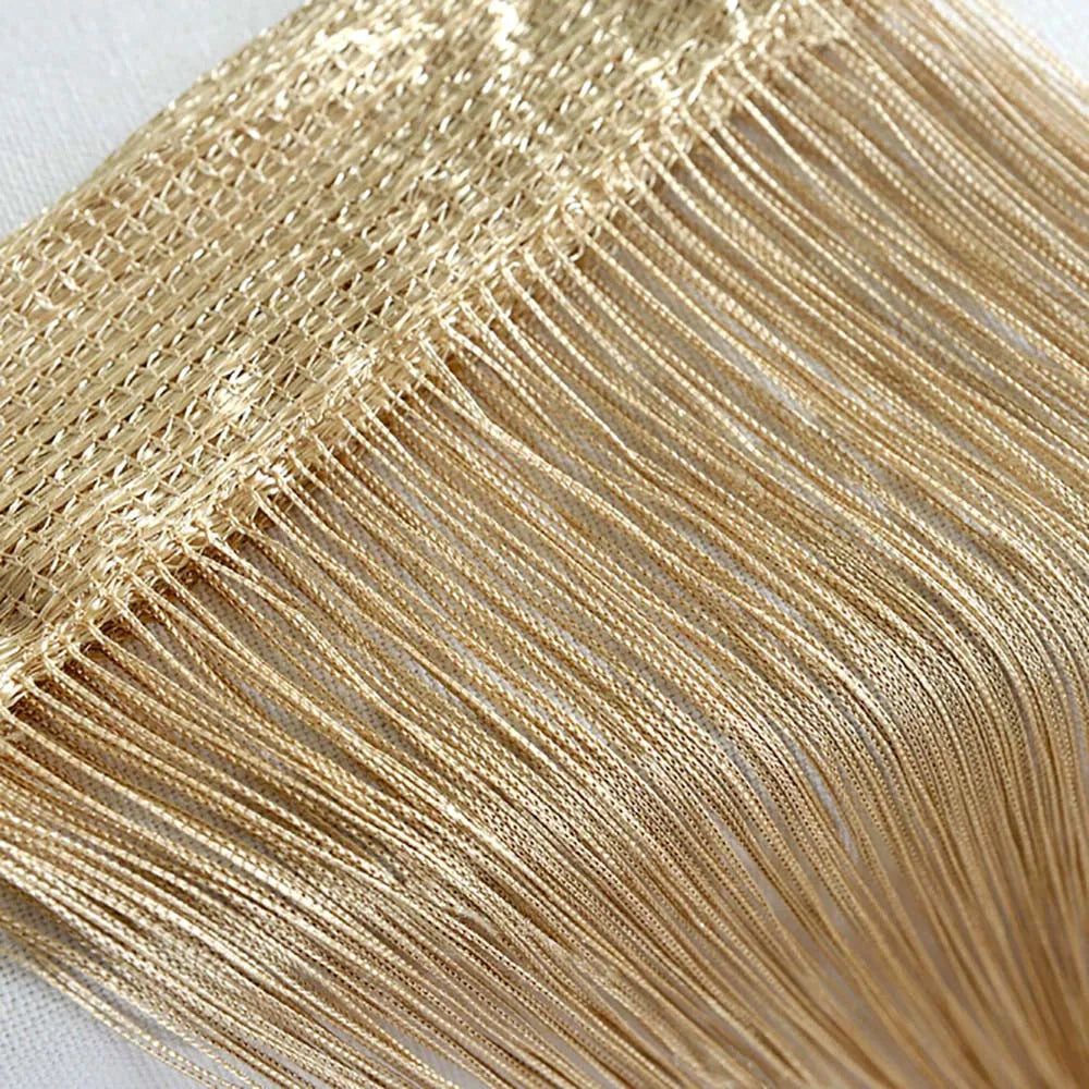 Tassel Thread Curtain 50x200cm – Decorative Panel for Door, Window, or Room Divider