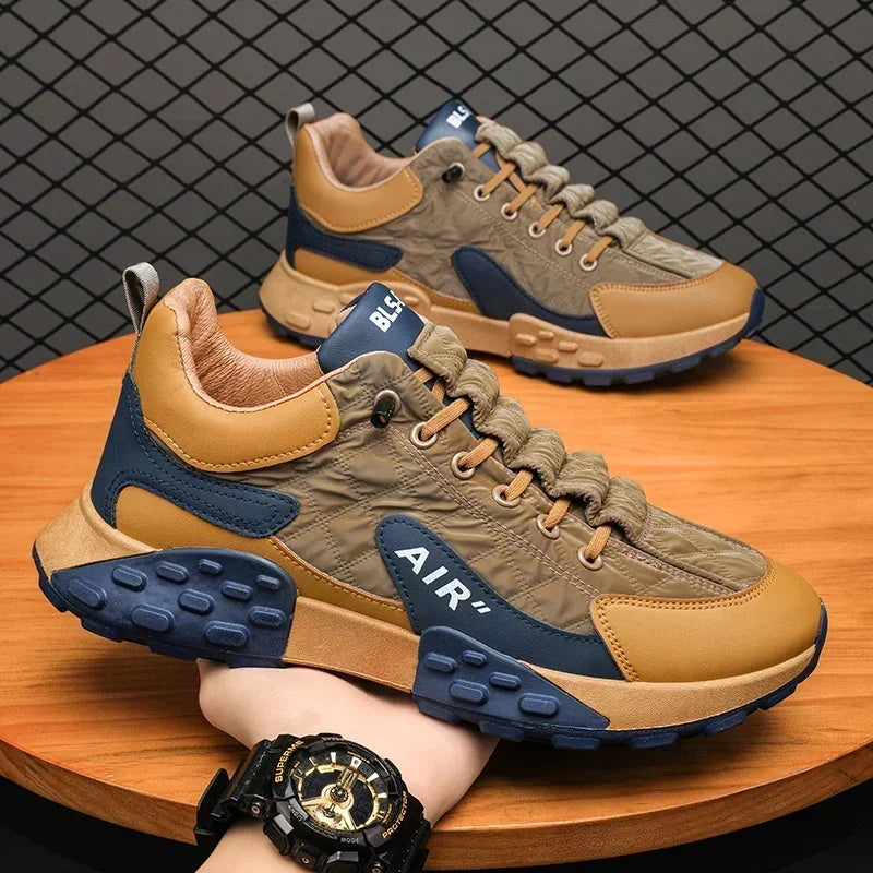 Men’s Platform Sneakers – 2024 Casual Vulcanized Running Shoes