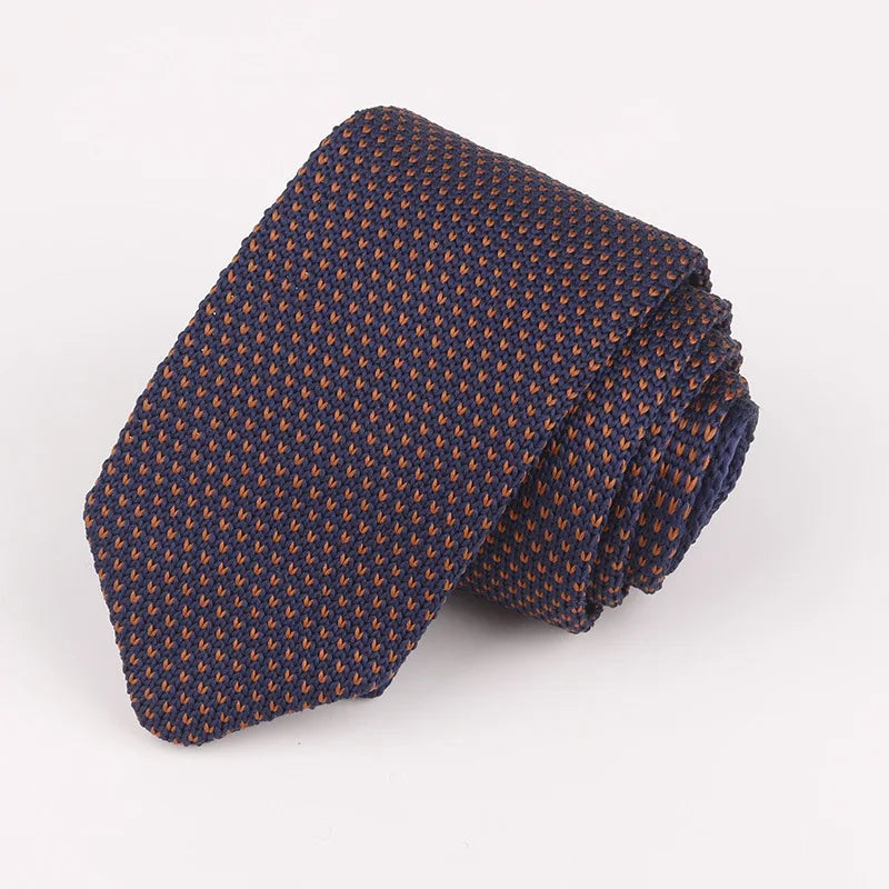 Fashion Knitted Ties for Men & Women – Casual Solid/Striped Narrow Necktie for Business, Wedding, and Daily Wear