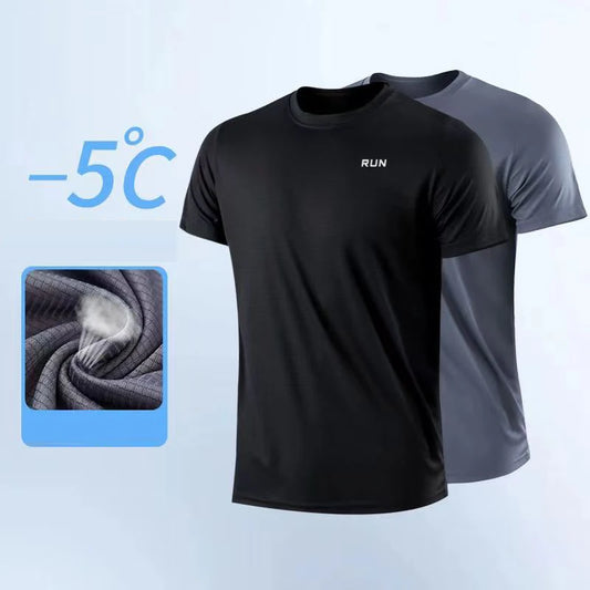 Men's Quick-Dry Gym T-Shirt – Lightweight, Moisture-Wicking, Short Sleeve