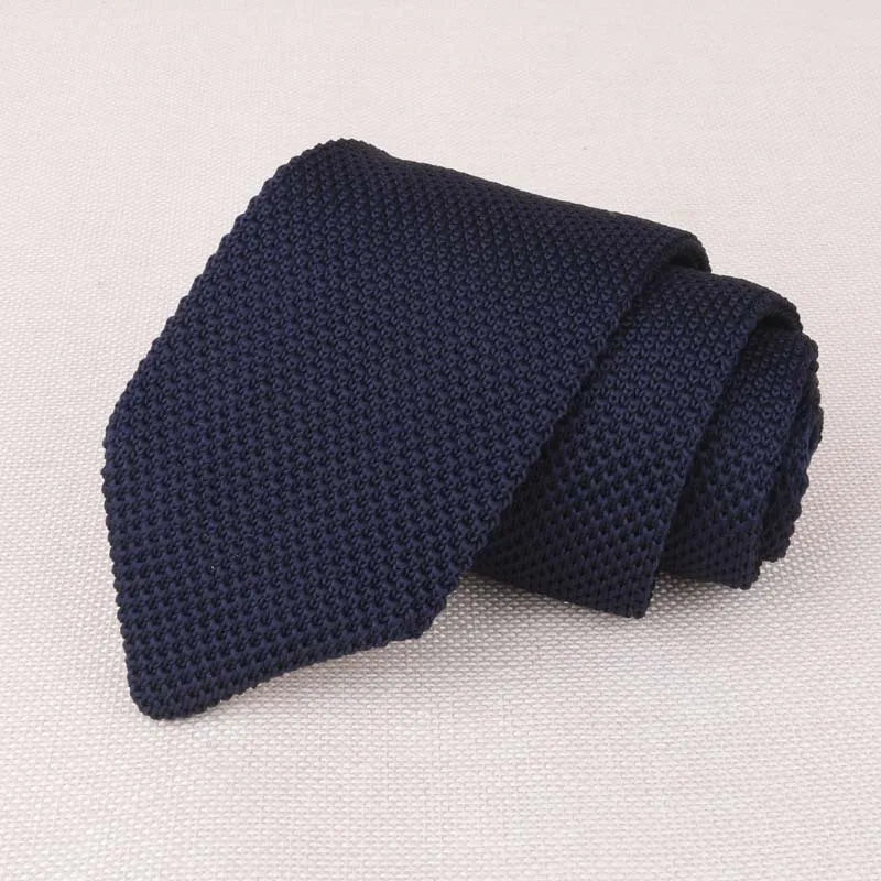Fashion Knitted Ties for Men & Women – Casual Solid/Striped Narrow Necktie for Business, Wedding, and Daily Wear