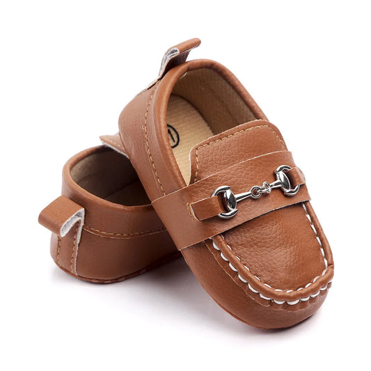 Baby Slip-On Shoes — Soft PU & Cotton, Unisex Newborn, Spring/Autumn