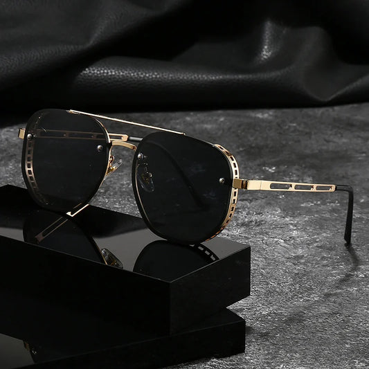 Men & Women Vintage Square Driving Sunglasses