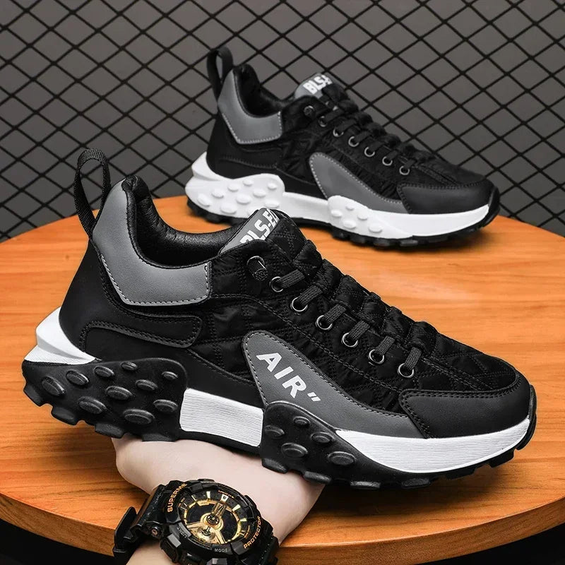 Men’s Platform Sneakers – 2024 Casual Vulcanized Running Shoes