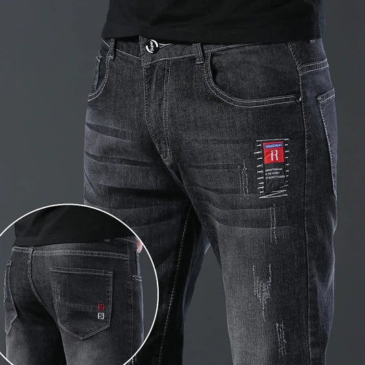 Men's Slim-Fit Stretch Denim Pants – Stylish & Comfy