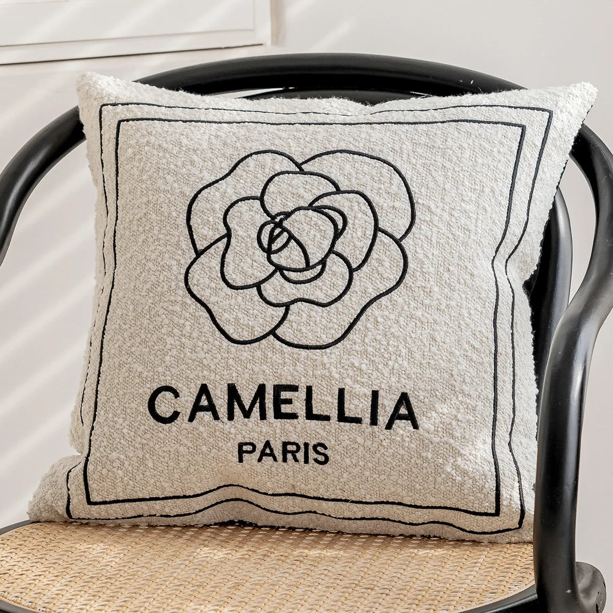 Cotton Embroidered Pillow Cover – Sofa/Home Decor