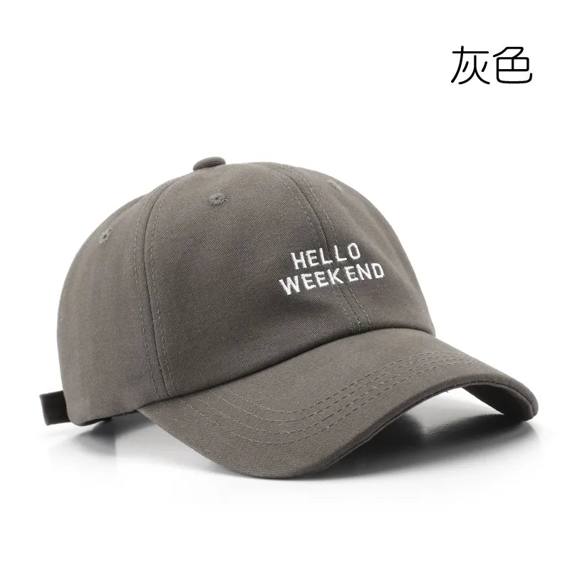Spring/Autumn Baseball Cap/Hat– Unisex Hip Hop Snapback with Letter Embroidery