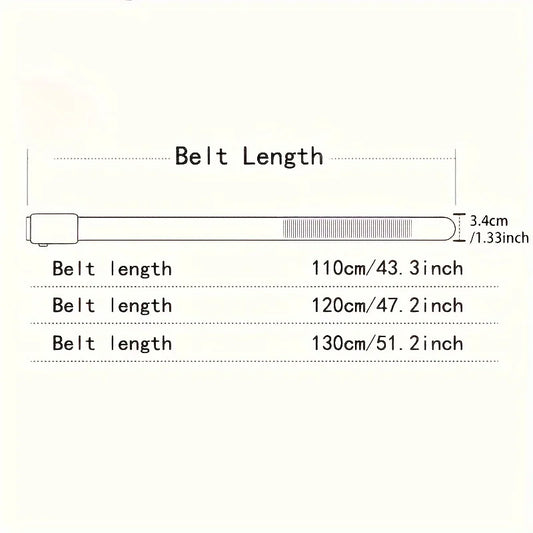 Men’s Business Belt — PU Leather with Alloy Automatic Buckle, Fashion Luxury Strap for Jeans & Formal Wear