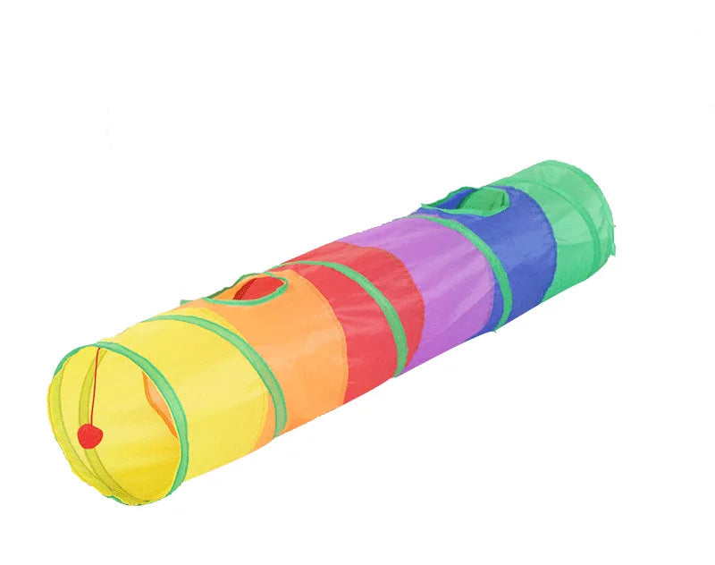 Collapsible Cat Tunnel – Pet Play Tube for Indoor & Outdoor Fun