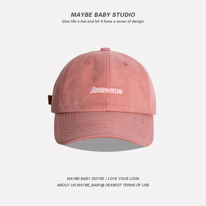 Spring/Autumn Baseball Cap/Hat– Unisex Hip Hop Snapback with Letter Embroidery