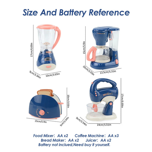 Realistic Kitchen Toy – Interactive Home Appliance Playset for Kids.