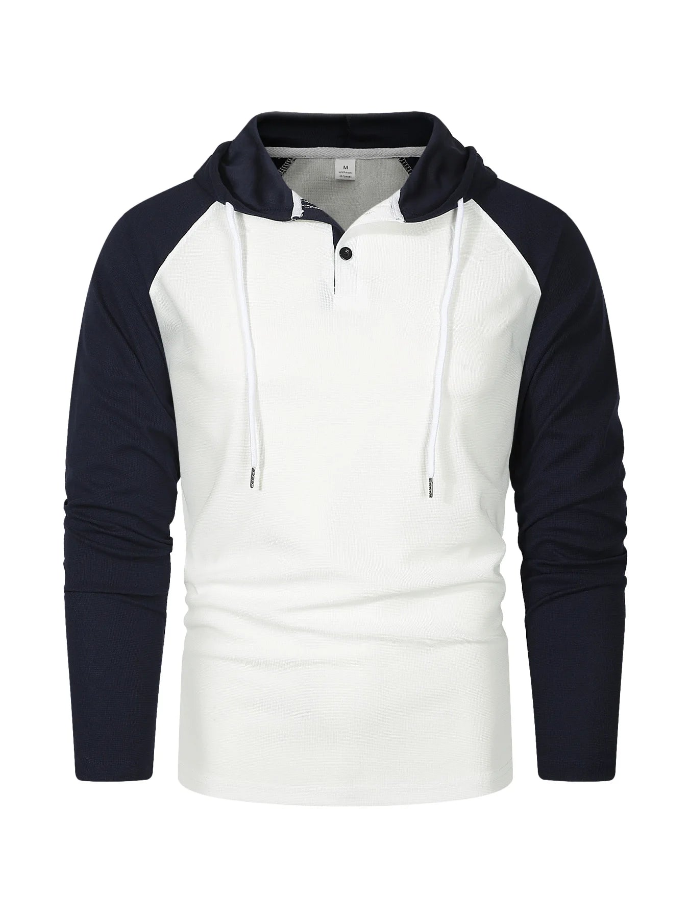 Men's 2024 Cotton Hoodie — Long Sleeve, Quick-Dry, Loose Fit, Casual Workout Pullover
