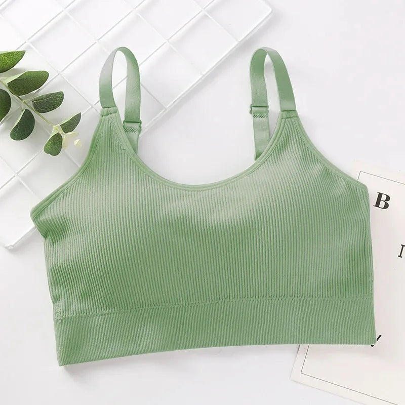Women’s Cotton Tube Top Bra – Seamless, Push-Up, Beauty Back, No Steel Ring