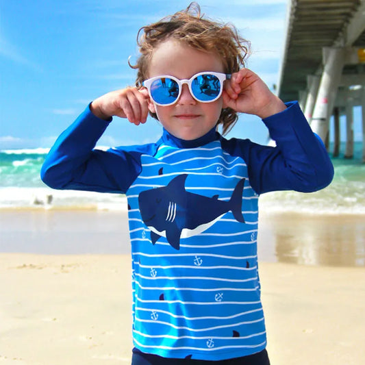 Kids Long Sleeve Sun Protection Swimwear – Boys & Girls Swimsuit 2025 .