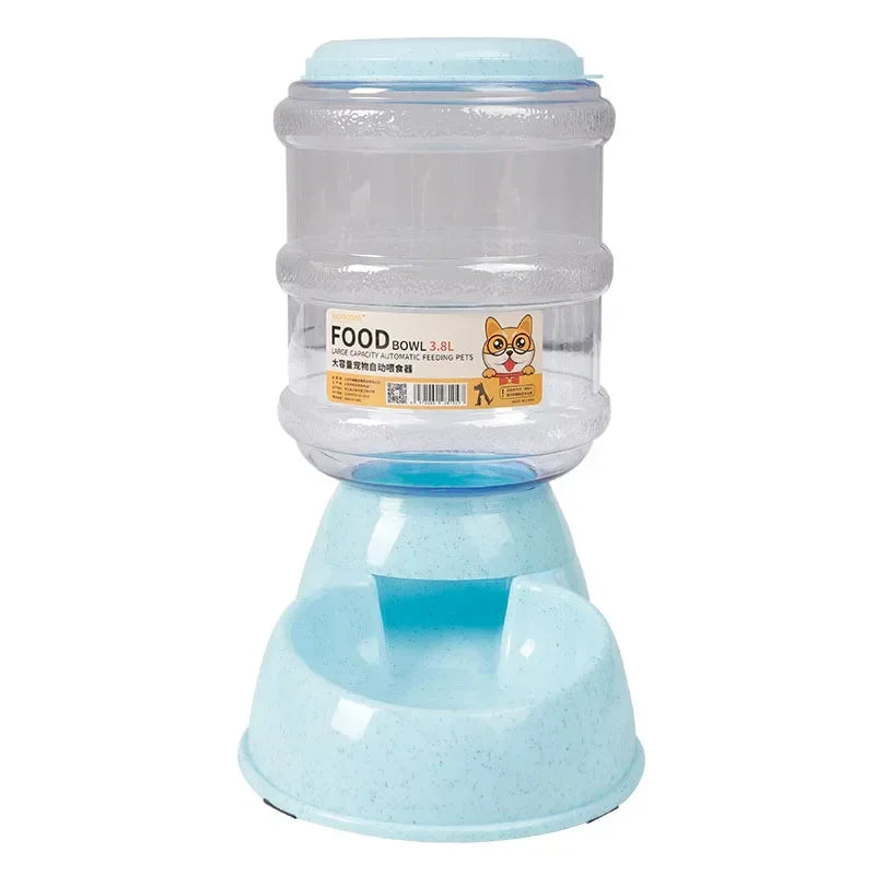 Automatic Pet Feeder & Water Dispenser – Dog & Cat Feeding Bowl