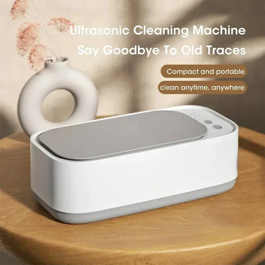 Mini Ultrasonic Jewelry & Glasses Cleaner – 3-Speed Smart Vibration Cleaner