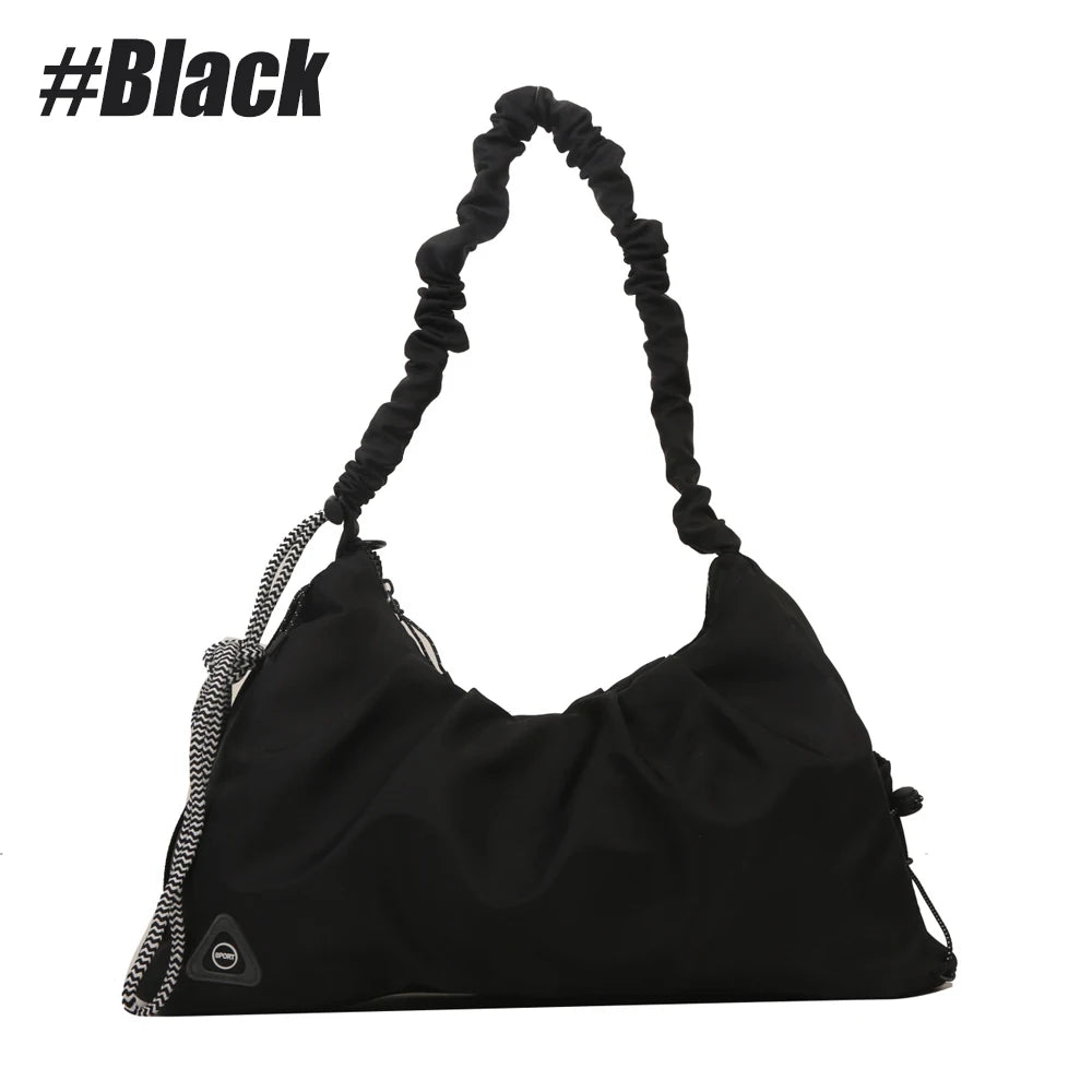 Women’s Gym Duffle Bag with Shoe Compartment – Waterproof, Foldable Travel & Yoga Mat Bag