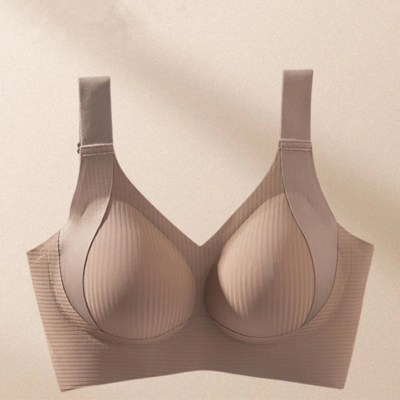 Women's Seamless Wire-Free Bra – Thin, Lift, Anti-Sag, for All Bust Sizes