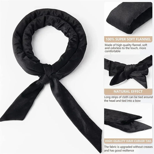 Heatless Curling Rod Headband – Soft, No-Heat Hair Rollers for Sleeping Curls