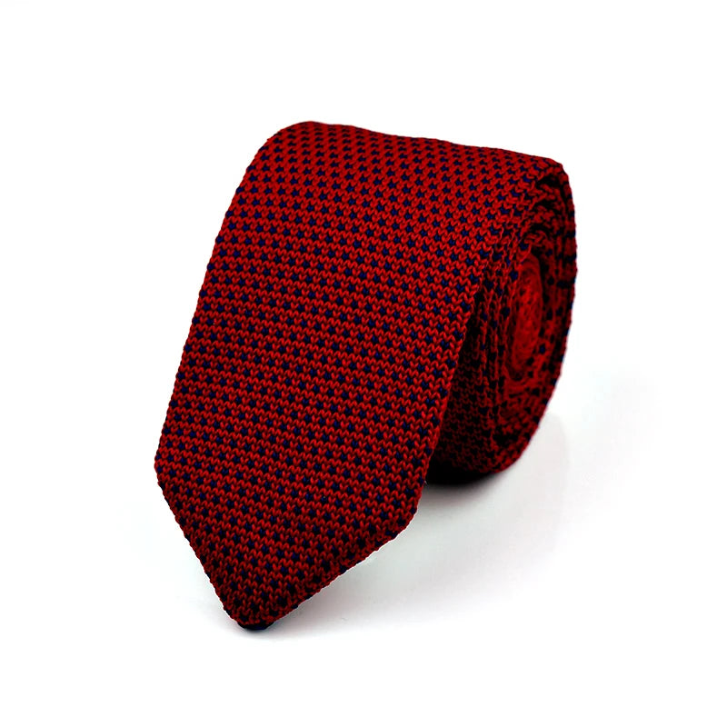 Fashion Knitted Ties for Men & Women – Casual Solid/Striped Narrow Necktie for Business, Wedding, and Daily Wear