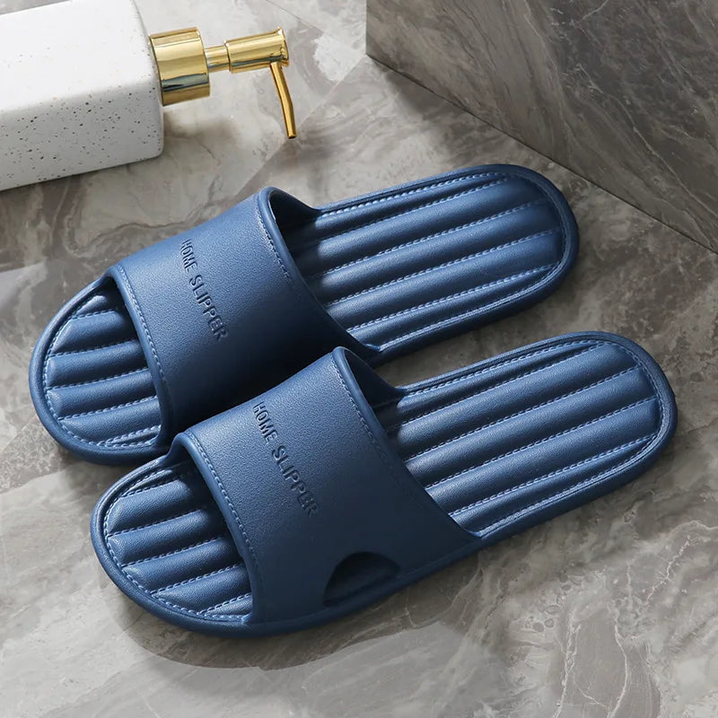 Men’s Summer Indoor Slippers – Soft, Non-Slip Bathroom & Home Shoes for Men and Couples