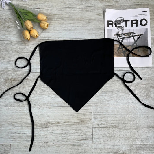 2025 Women’s Sexy Tank Top – Black Backless Crop Cami, Sleeveless Summer Vest