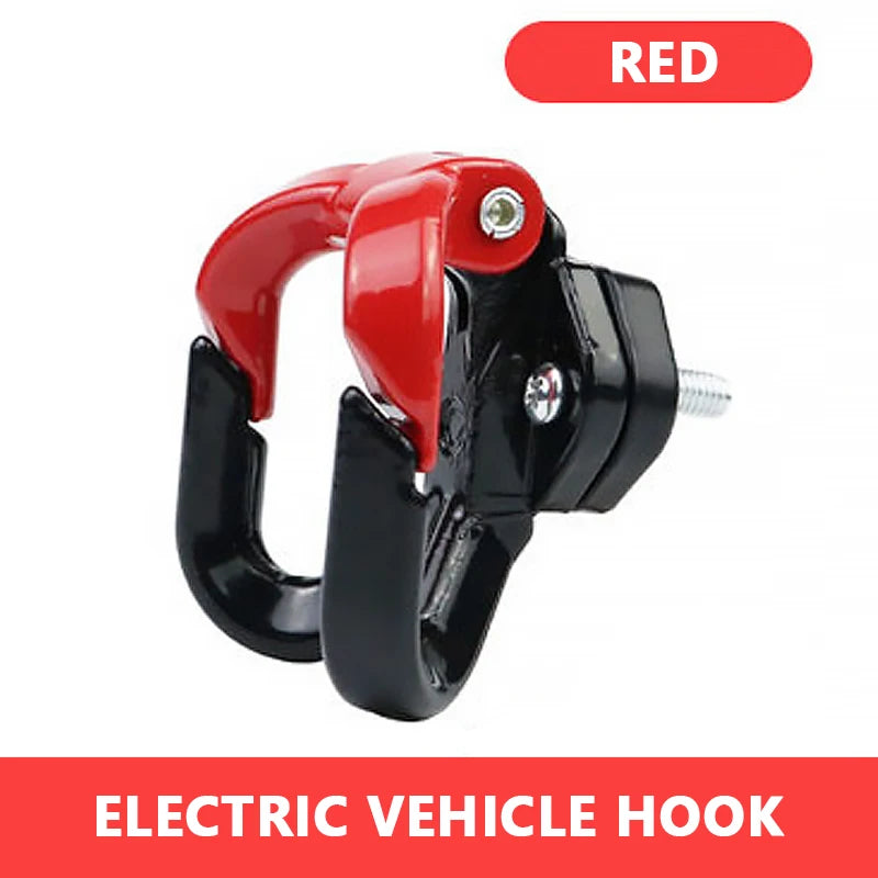 SEAMETAL Motorcycle Helmet & Bag Hook — Double Aluminum Alloy Hanger Accessory