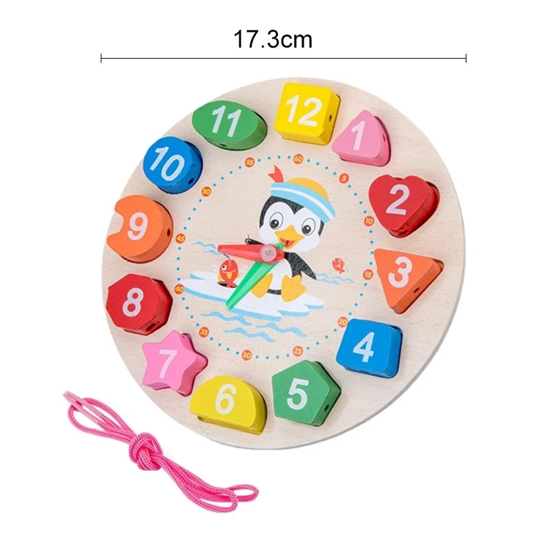 Montessori 3D Wooden Puzzles – Educational Toys & Birthday Gifts for Kids