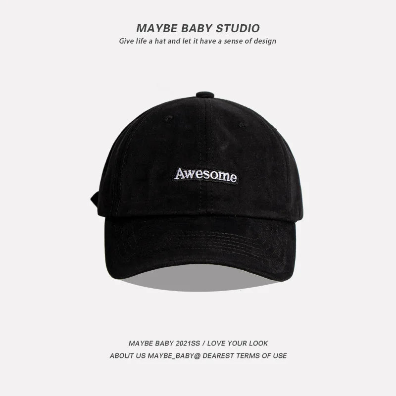 Spring/Autumn Baseball Cap/Hat– Unisex Hip Hop Snapback with Letter Embroidery
