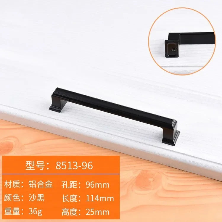 Black Cabinet Handles & Knobs – Modern Drawer Pulls, Cupboard & Kitchen Furniture Hardware