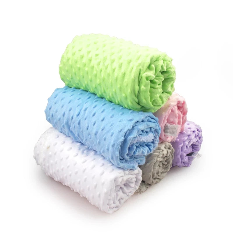 Baby Blanket & Swaddle – Soft Thermal Fleece, Cotton Quilt Wrap for Newborns & Infants