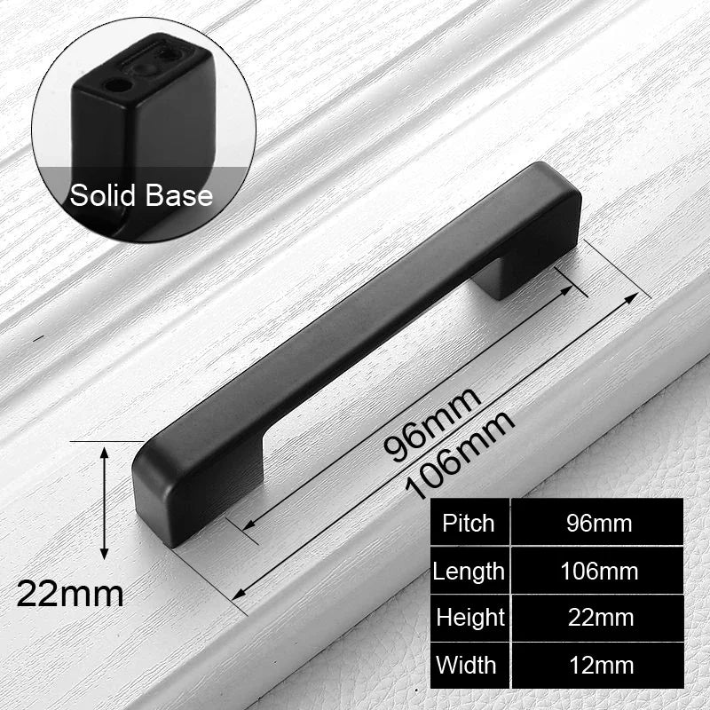 Black Cabinet Handles & Knobs – Modern Drawer Pulls, Cupboard & Kitchen Furniture Hardware